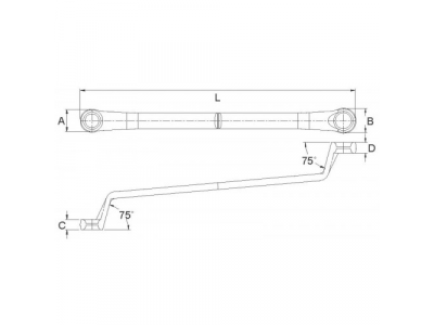 Ключ накидной 46x50мм от LICOTA Ключ накидной 46x50мм