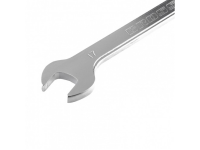 Ключ комбинированный трещоточный, 17 мм, количество зубьев 100 Gross от GROSS Ключ комбинированный трещоточный, 17 мм, количество зубьев 100 Gross