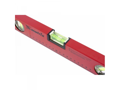 Уровень алюминиевый, 400 мм, 3 глазка, красный, линейка// MATRIX от MATRIX Уровень алюминиевый, 400 мм, 3 глазка, красный, линейка// MATRIX