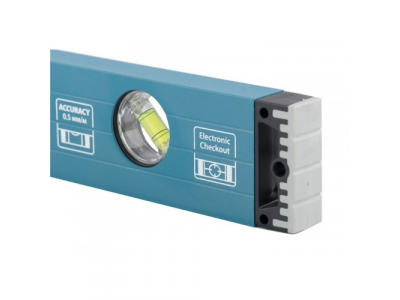 Уровень алюминиевый, 400 мм, усиленный с ударопрочными заглушками, 3 глазка// GROSS от GROSS Уровень алюминиевый, 400 мм, усиленный с ударопрочными заглушками, 3 глазка// GROSS