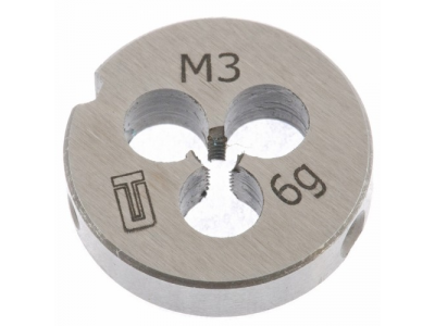 Плашка М3 х 0,5 мм// СИБРТЕХ от СИБРТЕХ Плашка М3 х 0,5 мм// СИБРТЕХ