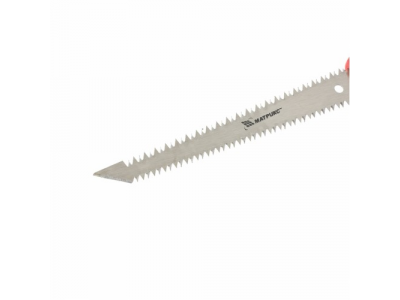 Ножовка по гипсокартону, 180 мм, две рабочие кромки полотна, двухкомпонентная рукоятка MATRIX от MATRIX Ножовка по гипсокартону, 180 мм, две рабочие кромки полотна, двухкомпонентная рукоятка MATRIX