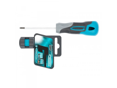 Отвертка PZ0 x 75 мм, S2, трехкомпонентная ручка//GROSS