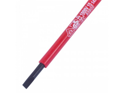 Отвертка шлицевая Slotted 3,0 мм, 75 мм, диэлектрическая KING TONY от KING TONY Отвертка шлицевая Slotted 3,0 мм, 75 мм, диэлектрическая KING TONY