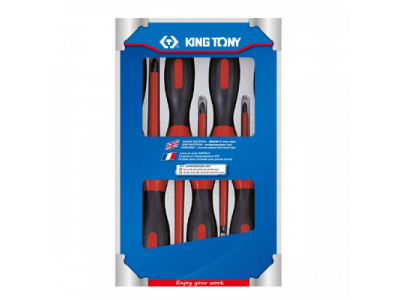 Набор отверток в коробке, диэлектрические, 7 предметов, KING TONY