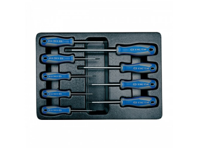 Набор отверток TORX, ложемент, 9 предметов, KING TONY от KING TONY Набор отверток TORX, ложемент, 9 предметов, KING TONY