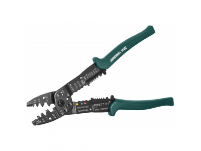 Обжиматель контактов профессиональный 8 в 1, V1402 JONNESWAY