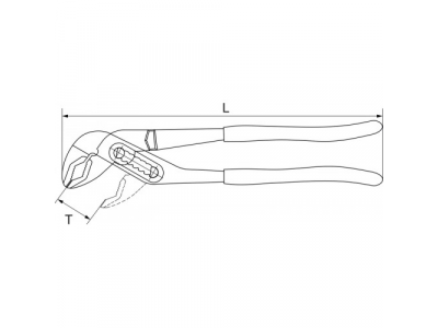 Клещи переставные 400 мм от THORVIK Клещи переставные 400 мм