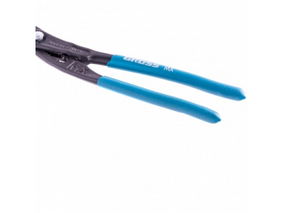 Клещи переставные, кнопочный механизм, обливные рукоятки, 250 мм Gross