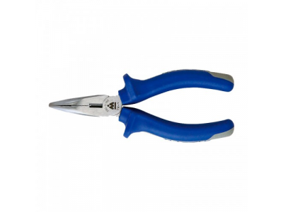 Плоскогубцы удлинённые тонкие загнутые 160 мм, держатель, МАСТАК