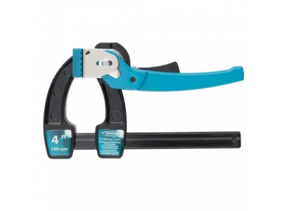 Струбцина реечная быстрозажимная,металлический корпус,рычажный храповый механизм, 4"/100 мм// GROSS от GROSS Струбцина реечная быстрозажимная,металлический корпус,рычажный храповый механизм, 4"/100 мм// GROSS