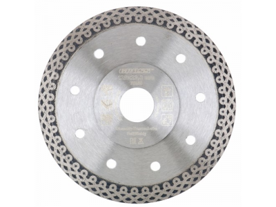 Диск алмазный ф 125х22,2 мм., тонкий, сплошной (Jaguar), мокрое резание GROSS