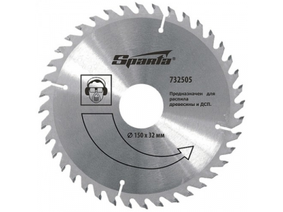 Пильный диск по дереву, 125 х 22мм, 36 зубьев SPARTA