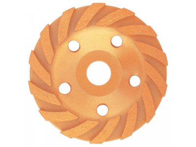 Чашка алмазная зачистная, 125 мм, турбо-сегмент MATRIX от MATRIX Чашка алмазная зачистная, 125 мм, турбо-сегмент MATRIX