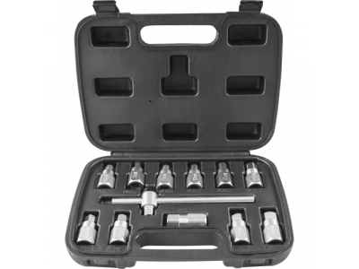 Набор приспособлений для откручивания масляных пробок, 12 предметов