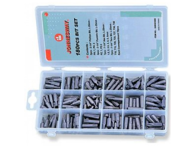 Комплект вставок-бит 1/4"DR, 18 видов по 10 штук, S29H2180S JONNESWAY от JONNESWAY Комплект вставок-бит 1/4"DR, 18 видов по 10 штук, S29H2180S JONNESWAY