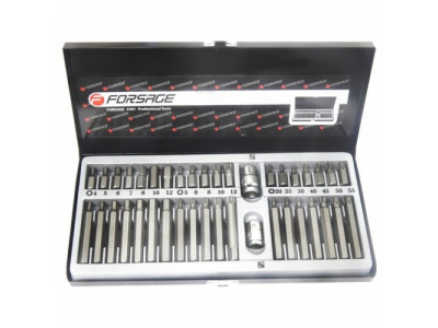 4401 1/2" 3/8" Набор бит-шестигран. 12лучевых 40пр. L-30;75mm