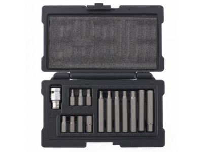 Набор бит HEX, хвостовик-шестигранник 1/2'', CrV,10 мм, 15 предм.// STELS от STELS Набор бит HEX, хвостовик-шестигранник 1/2'', CrV,10 мм, 15 предм.// STELS