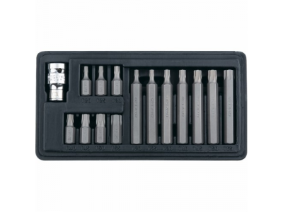 Набор бит TORX, хвостовик-шестигранник, 10 мм, CrV, 15 предм.// STELS от STELS Набор бит TORX, хвостовик-шестигранник, 10 мм, CrV, 15 предм.// STELS