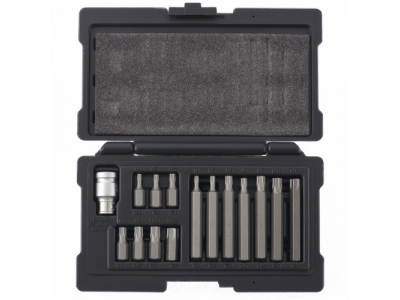 Набор бит TORX, хвостовик-шестигранник, 10 мм, CrV, 15 предм.// STELS от STELS Набор бит TORX, хвостовик-шестигранник, 10 мм, CrV, 15 предм.// STELS