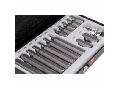 Набор бит шестигранных H4-H12 S2 15пр.