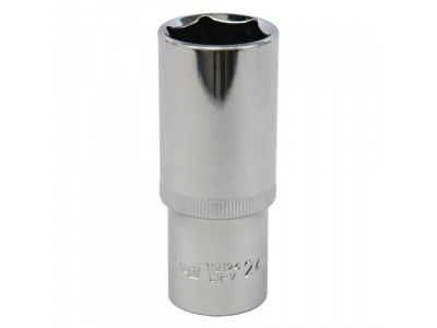 Головка торцевая глубокая 1/2"DR 24 мм, Ombra 112124 от OMBRA Головка торцевая глубокая 1/2"DR 24 мм, Ombra 112124