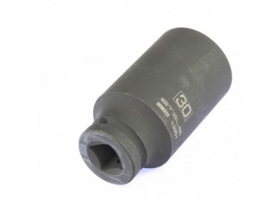 Головка ударная удлиненная шестигранная, 30 мм, 1/2, CrMo Stels