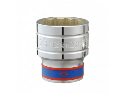 Головка торцевая стандартная двенадцатигранная 1/2", 11/16", дюймовая, KING TONY