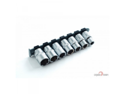 СЕРВИС КЛЮЧ 77555 Набор головок от Сервис ключ СЕРВИС КЛЮЧ 77555 Набор головок