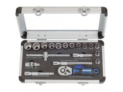 Набор головок 1/4" 19пр spline от LICOTA Набор головок 1/4" 19пр spline