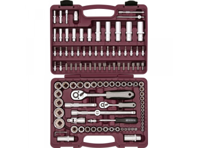 UTS0108 Набор инструмента универсальный 1/4", 1/2"DR, 108 предметов от THORVIK UTS0108 Набор инструмента универсальный 1/4", 1/2"DR, 108 предметов