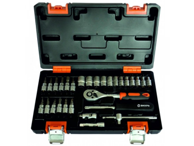 Набор инструментов, 1/4" , CrV, пластиковый кейс 29 предм от Вихрь Набор инструментов, 1/4" , CrV, пластиковый кейс 29 предм