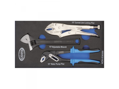 Набор ручные тиски, переставные клещи, разводной ключ EVA от LICOTA Набор ручные тиски, переставные клещи, разводной ключ EVA
