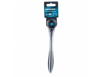 Ключ трещоточный, 120 зубьев, 3/8" Gross от GROSS Ключ трещоточный, 120 зубьев, 3/8" Gross