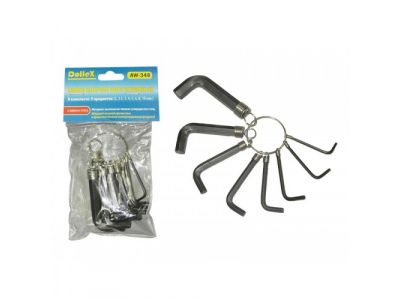 Шестигранники в наборе "DOLLEX" (8 шт 2-10 мм ) от Dollex Шестигранники в наборе "DOLLEX" (8 шт 2-10 мм )