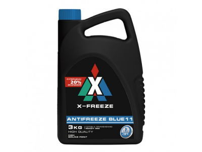 Антифриз X-FREEZE Blue 3кг от X-Freeze Антифриз X-FREEZE Blue 3кг