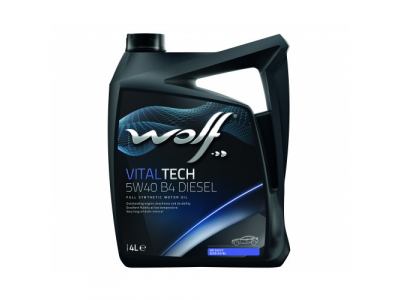 Моторное масло WOLF VITALTECH 5W40 B4 DIESEL 4L от WOLF Моторное масло WOLF VITALTECH 5W40 B4 DIESEL 4L