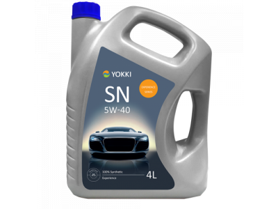 YOKKI SAE 5W-40 Experience API SN/CF 4л (пластик)