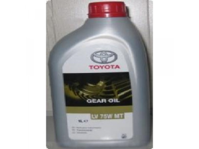 TOYOTA 75W GEAR OIL LV GL-4 (1л) трансм. масло для МКПП от Toyota TOYOTA 75W GEAR OIL LV GL-4 (1л) трансм. масло для МКПП