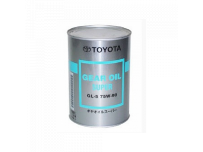 TOYOTA 75W-90 GL-5 HYPOID (1л) трансм. масло для МКПП от Toyota TOYOTA 75W-90 GL-5 HYPOID (1л) трансм. масло для МКПП