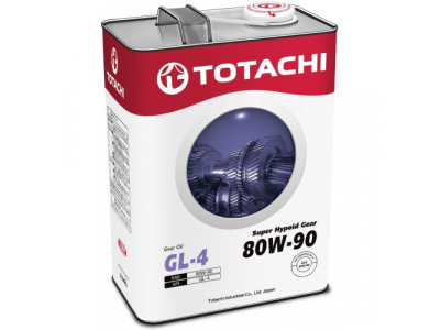 Масло трансмиссионное TOTACHI Super Hypoid Gear GL-4 п\синт 80W90 4л от TOTACHI Масло трансмиссионное TOTACHI Super Hypoid Gear GL-4 п\синт 80W90 4л