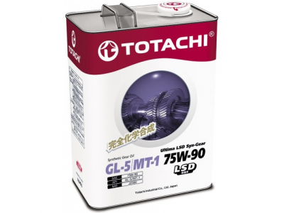 Масло синтетическое трансмиссионное TOTACHI Ultima LSD Syn-Gear 75W-90 GL-5 4л от TOTACHI Масло синтетическое трансмиссионное TOTACHI Ultima LSD Syn-Gear 75W-90 GL-5 4л