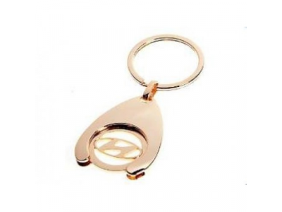 Брелок Hyundai золотистый, артикул R8480AC500H от MOBIS Брелок Hyundai золотистый, артикул R8480AC500H