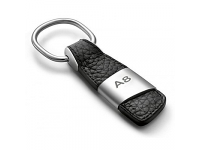 Брелок Audi A8 Key ring leather, артикул 3181400208