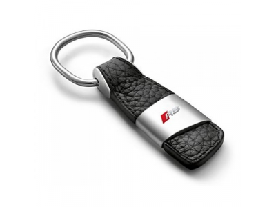 Брелок Audi RS-model Key ring leather, артикул 3181400211