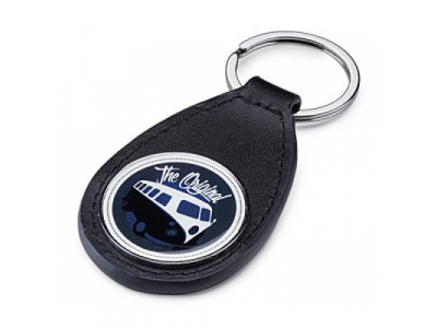 Кожаный брелок Volkswagen T1 Bulli, Leather, Blue, артикул 7E0087013 от VAG Кожаный брелок Volkswagen T1 Bulli, Leather, Blue, артикул 7E0087013
