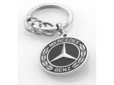 Брелок Mercedes-Benz Key Ring, Untert?rkheim Stainless Steel, Black/Silver от Mercedes Брелок Mercedes-Benz Key Ring, Untert?rkheim Stainless Steel, Black/Silver