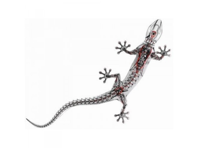 Наклейка робот-геккон Audi quattro, 30x40 cm., артикул 4M0064317A