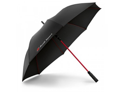 Зонт-трость Audi Sport umbrella, big, black, артикул 3121400200