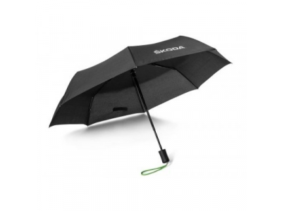 Складной зонт Skoda Folding Umbrella Aquaprint Technology, Black от VAG Складной зонт Skoda Folding Umbrella Aquaprint Technology, Black